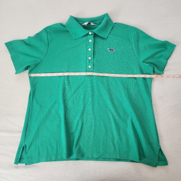 Vintage The Fox JcPenney Green Polo Shirt womens XL - Picture 5 of 7